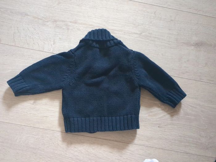Gilet marine bébé garçon 1 mois - photo numéro 4