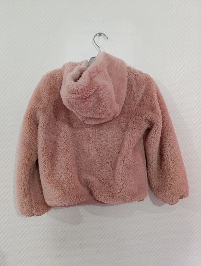 Veste toute douce rose Kiabi 8 ans - photo numéro 4
