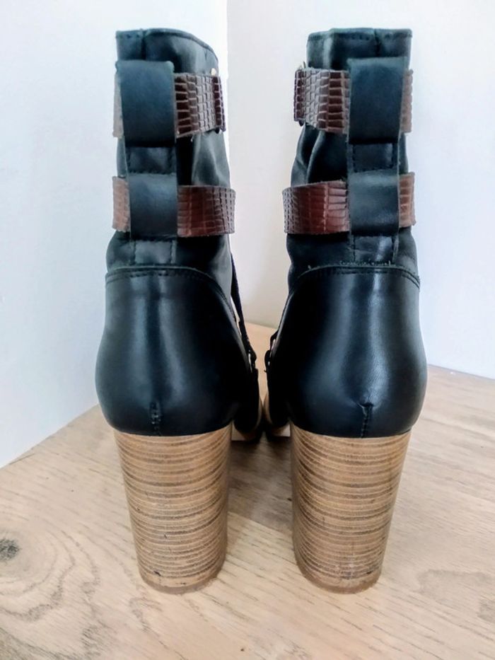 Bottines en cuir Texto t 38 - photo numéro 4