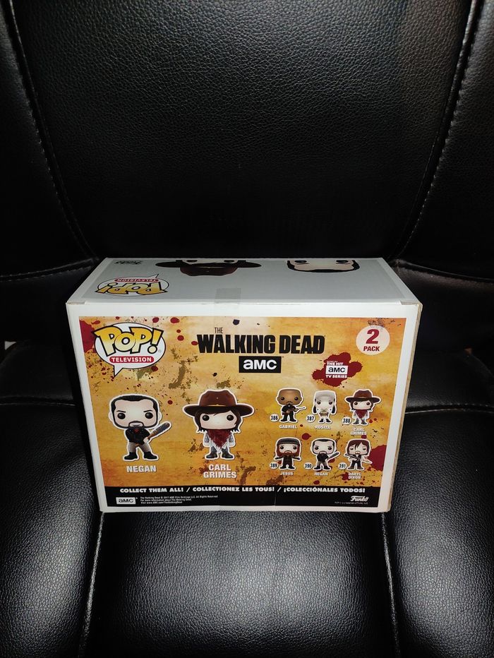 Pop funko 2 pack Carl & negan the walking dead - photo numéro 2