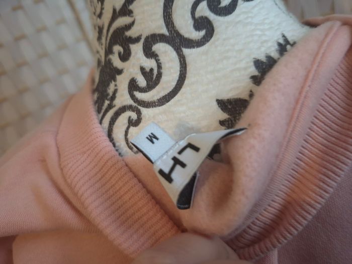 🌸joli sweat "OPTIMISME" rose poudré femme TM / 38 LH - photo numéro 8