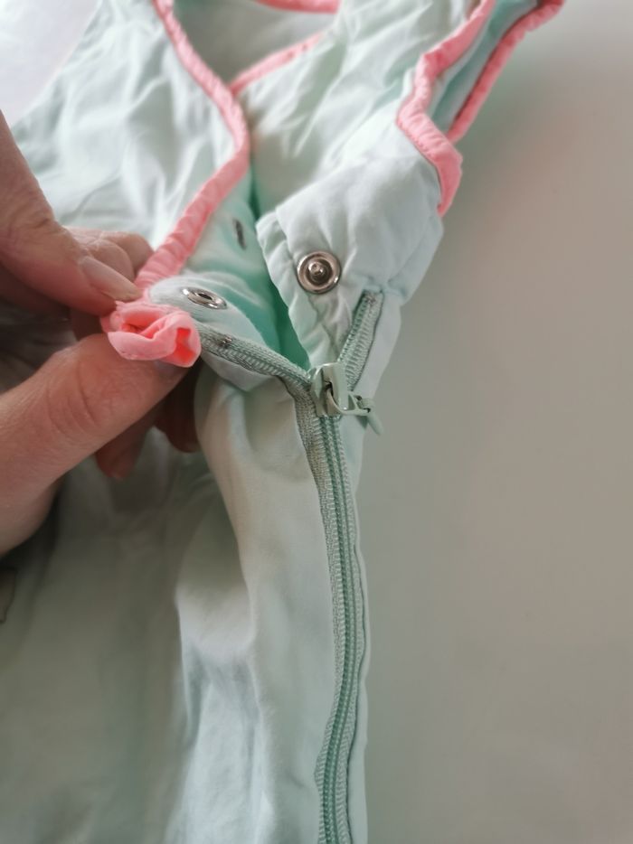 Turbulette demi-saison 0/6mois brioche en très bon état - photo numéro 5