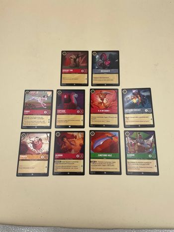 Cartes à collectionner Disney Locarna x 10