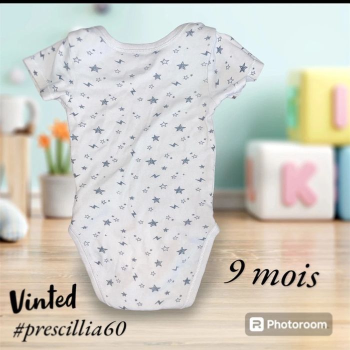 Lot de 2 bodies manches courtes - photo numéro 5