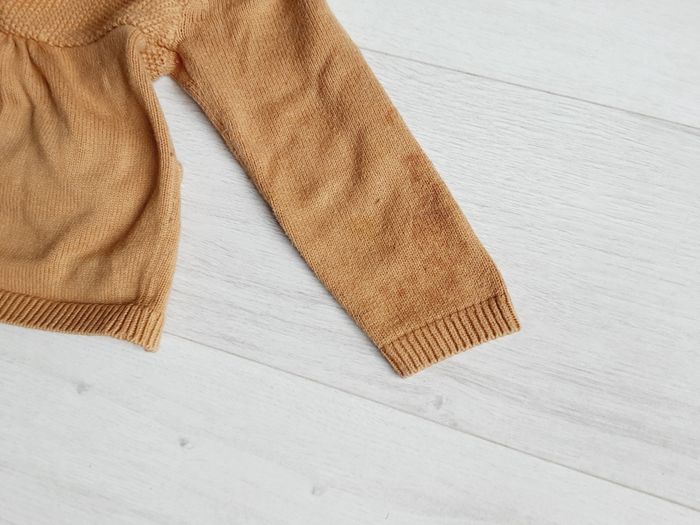 Vêtement fille gilet moutarde Vert Baudet 3 ans - photo numéro 4