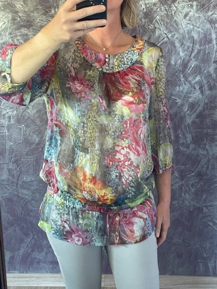 Blouse pastel fluide incontournable été - photo numéro 4