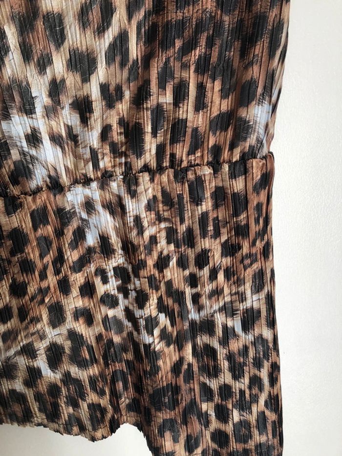 Superbe belle blouse plissée Zara asymétrique neuve avec étiquette taille S - photo numéro 4