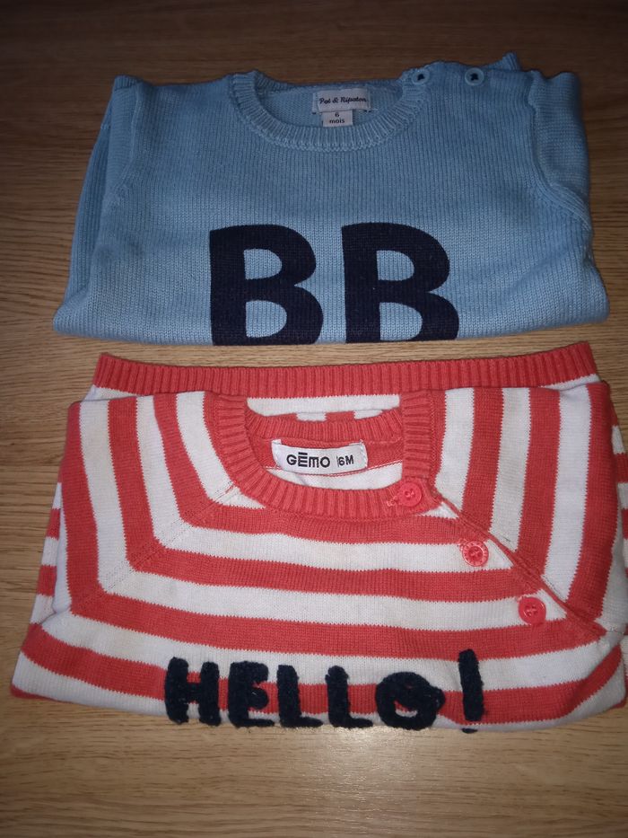 Pull bébé 6 mois