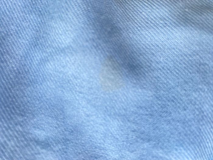 Etole ou foulard bleu ciel à franges - photo numéro 2