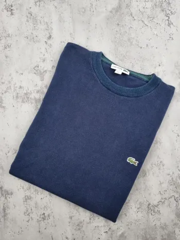 Sweat Lacoste Bleu Marine – Taille XL Homme