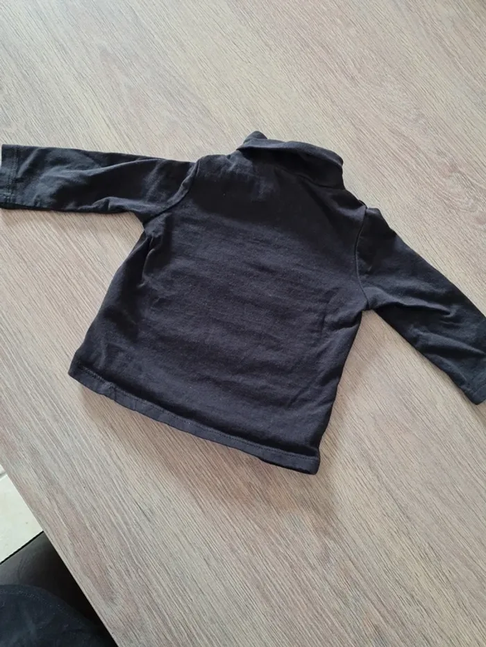 Pull fin col roulé 6 mois - photo numéro 3