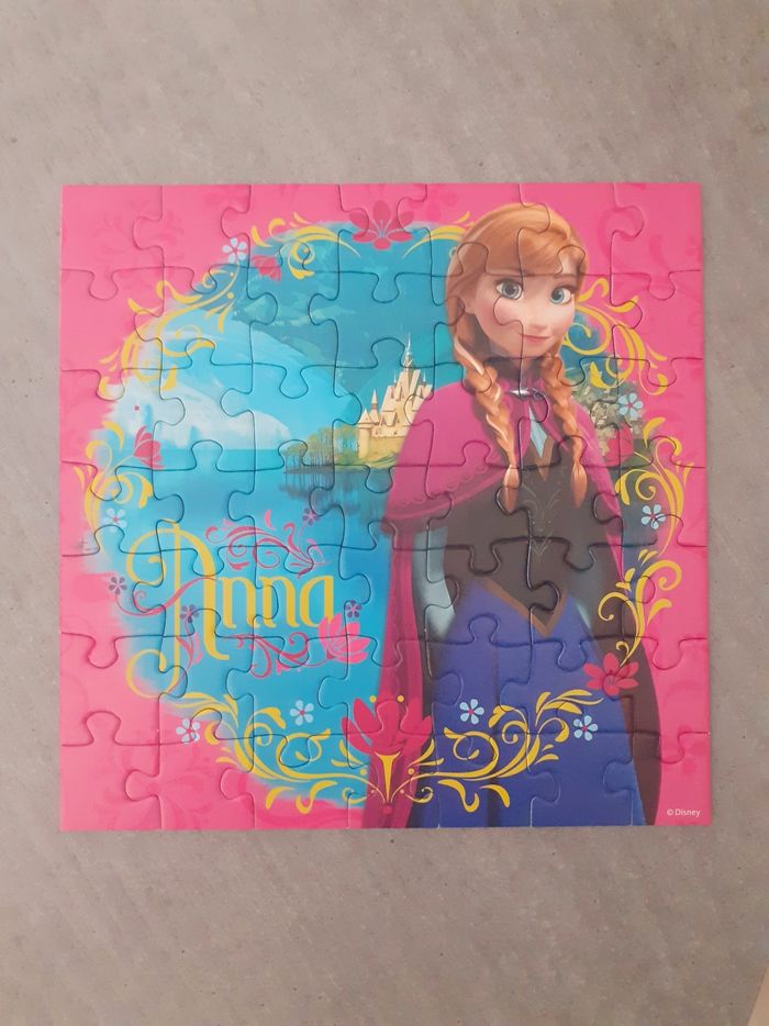 Lot puzzles reine des neiges - photo numéro 2