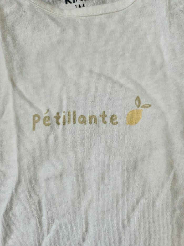 Tshirt fille 1 mois - photo numéro 2
