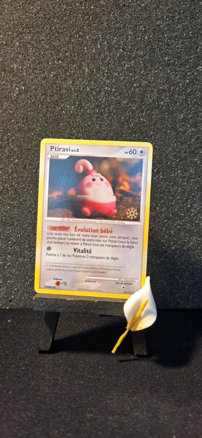 Carte Pokemon, Ptiravi, flocon, calendrier de l’avant 2009