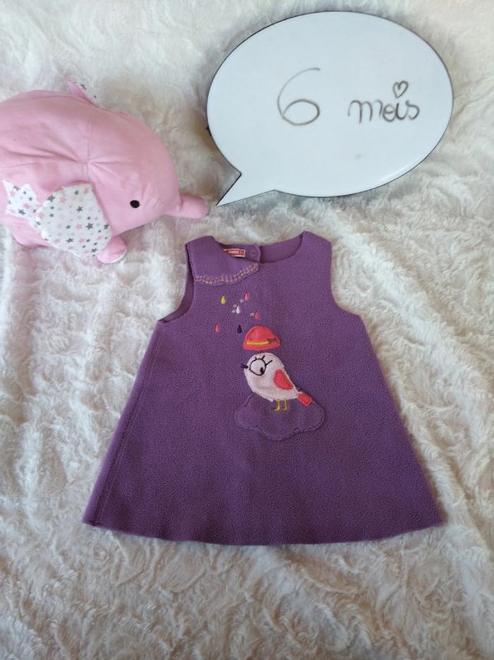 Robe Fille 6 mois Oiseau Dpam Cutirobe