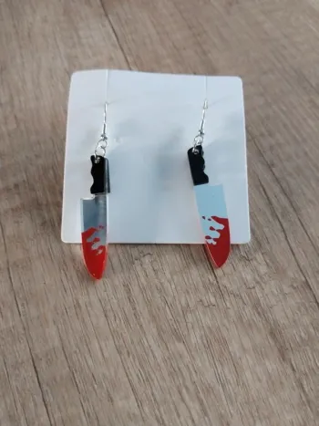 Boucles d'oreilles halloween 🔪