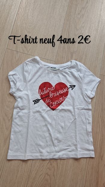 T-shirt Kiabi 4ans neuf