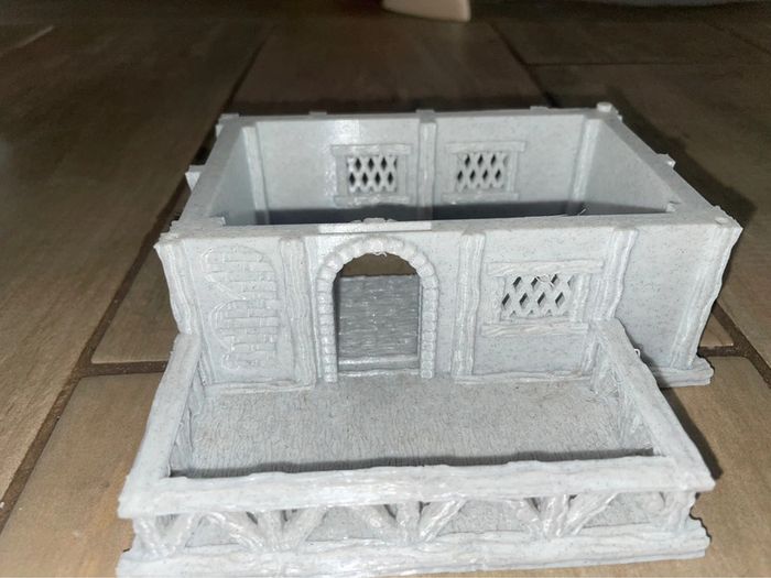 Petite maison château en 3D boîte à bijoux de rangement tirelire - photo numéro 12