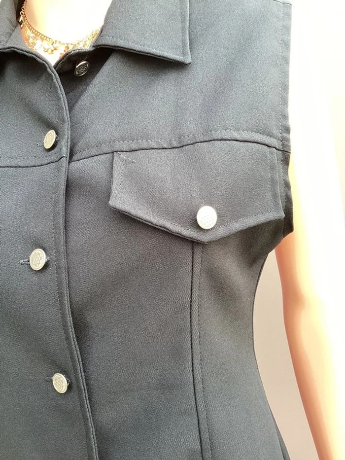 Robe noire sans manches chic – Taille S – Très bon état - photo numéro 4