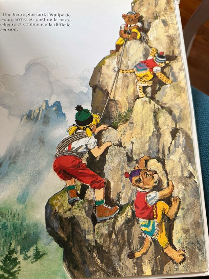 Livre album bd Pierre Probst collector relié rouge Caroline dans les Alpages montagne - photo numéro 8