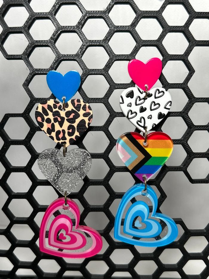 Boucles d’oreilles - Tous les coeurs du monde - photo numéro 2