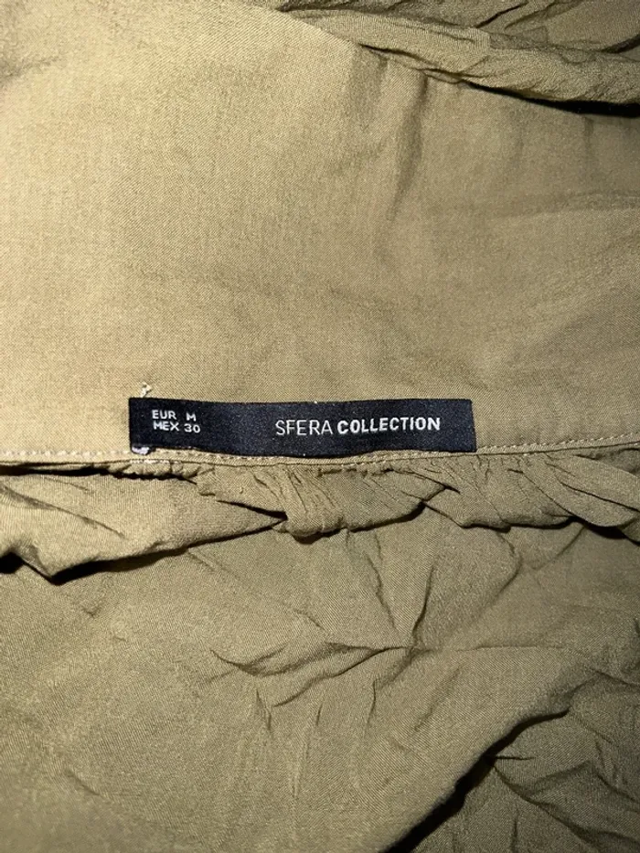 Blouse Kaki Fluide Sfera - photo numéro 10