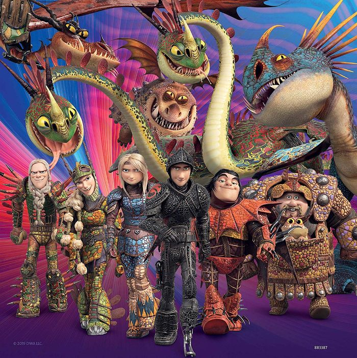 Ravensburger- puzzle Apprivoiser les Dragons 3 Puzzles de 49 Pièces 8064 - photo numéro 3