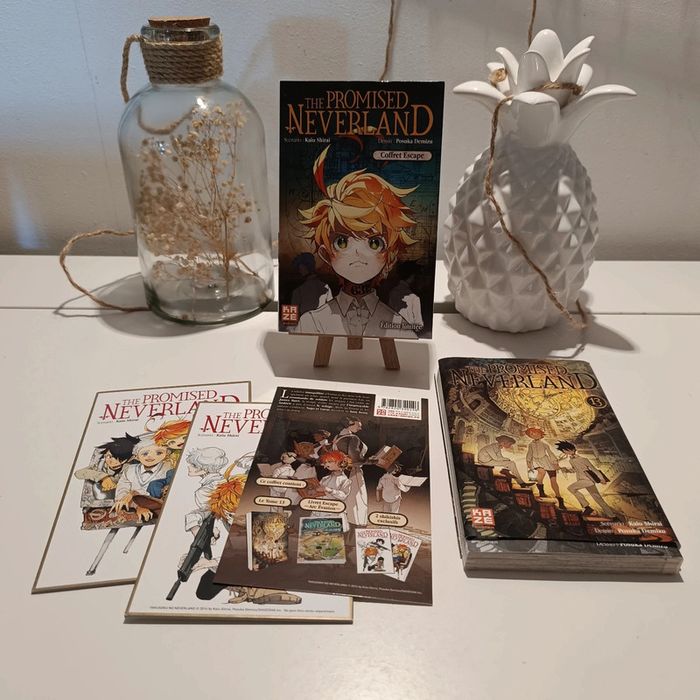 Manga the promised neverland coffret escape - photo numéro 2