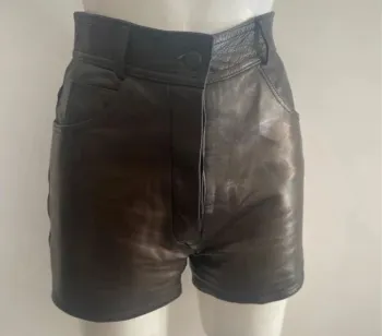 Short taille haute en cuir taille 34