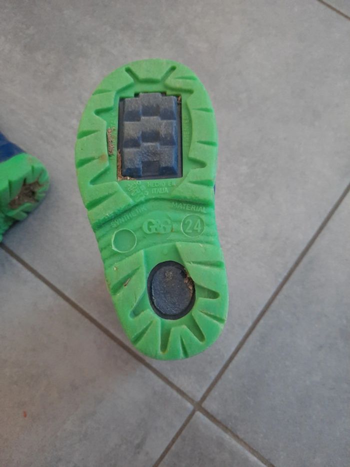 Bottes caoutchouc taille 24 - photo numéro 2
