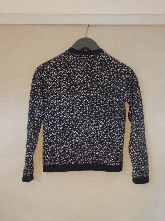 🧥 Veste zippée Okaïdi – Fille 12 ans – Bleu marine, blanc et rouge - photo numéro 2