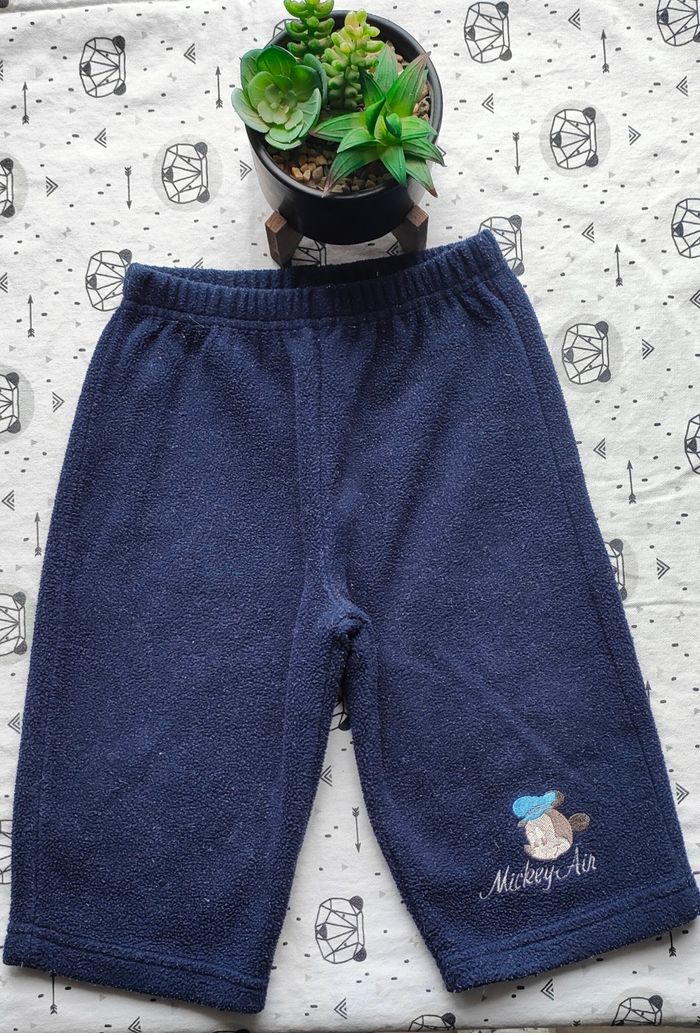 Pantalon Mickey polaire taille 12 mois/ 1 ans