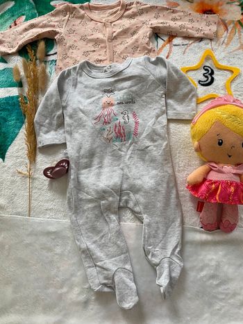 Lot de 2 pyjamas été 3 mois