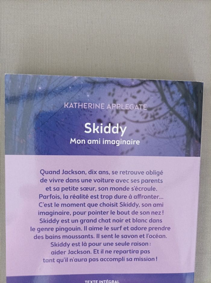 Joli livre "Skiddy mon ami imaginaire" neuf - photo numéro 3