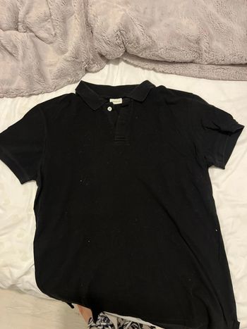 Polo noir homme