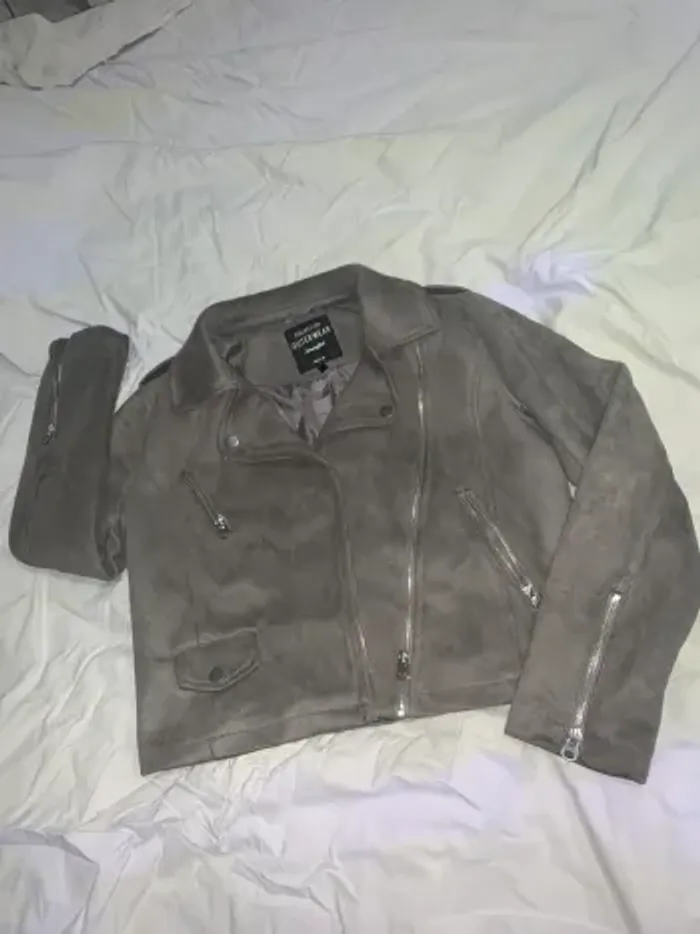 Veste blazer en daim - photo numéro 2