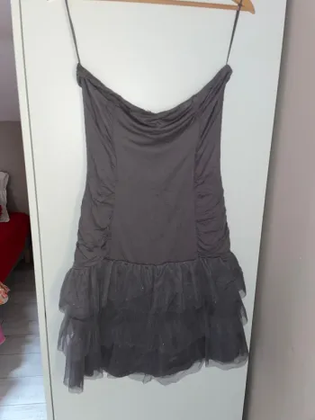 Robe grise Naf Naf M