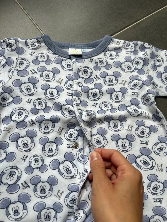 Lot de 2 Pyjamas grenouillères 1 pièce léger manches longues Disney bébé garçon - photo numéro 9