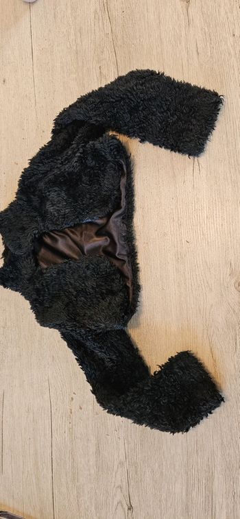 Gilet court noir, manches longues, Zara Kids, taille 5/6 ans