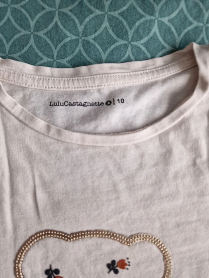 Tee shirt Lulu Castagnette fille 10 ans - photo numéro 4