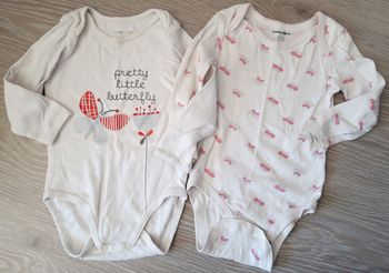 2 bodies 18-24 mois manches longues / BabiesRus - Orchestra