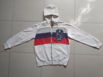 Gilet zippé à capuche 14 ans