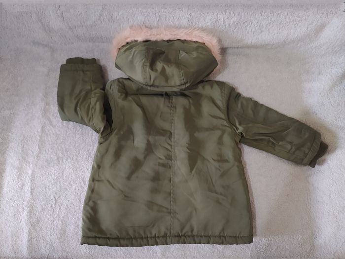Manteau kaki rose 18 mois - photo numéro 6
