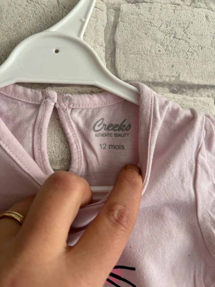 Tee-shirt manches longues Creeks taille 12 mois - photo numéro 3