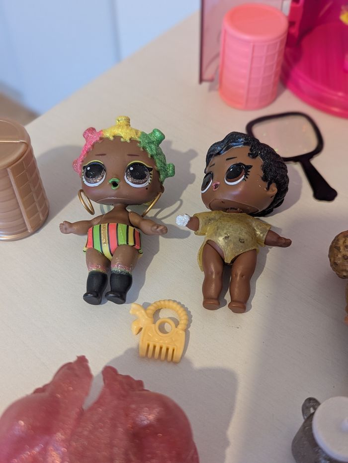 Lot de poupées lol surprise omg glitter, hairgoals, animaux et garçon - photo numéro 3