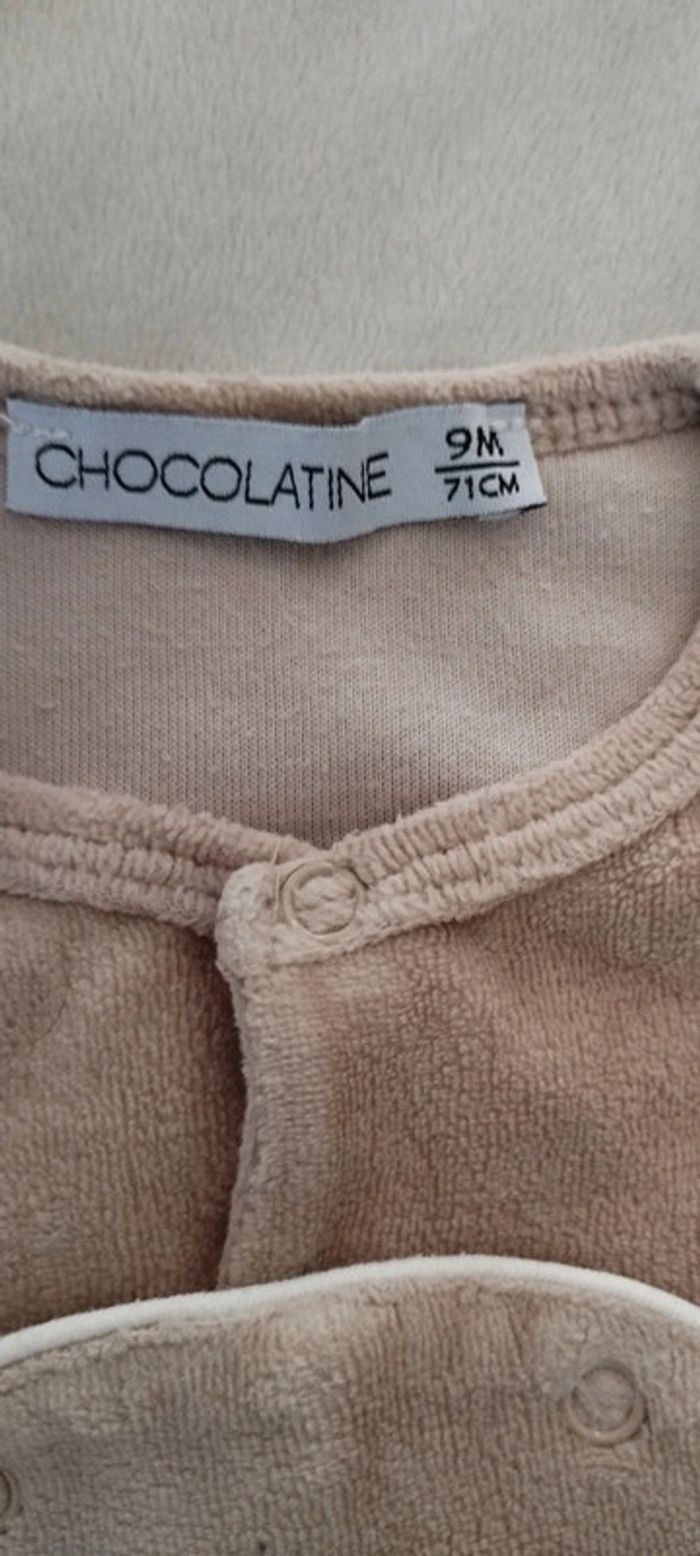 Pyjama beige 9 MOIS