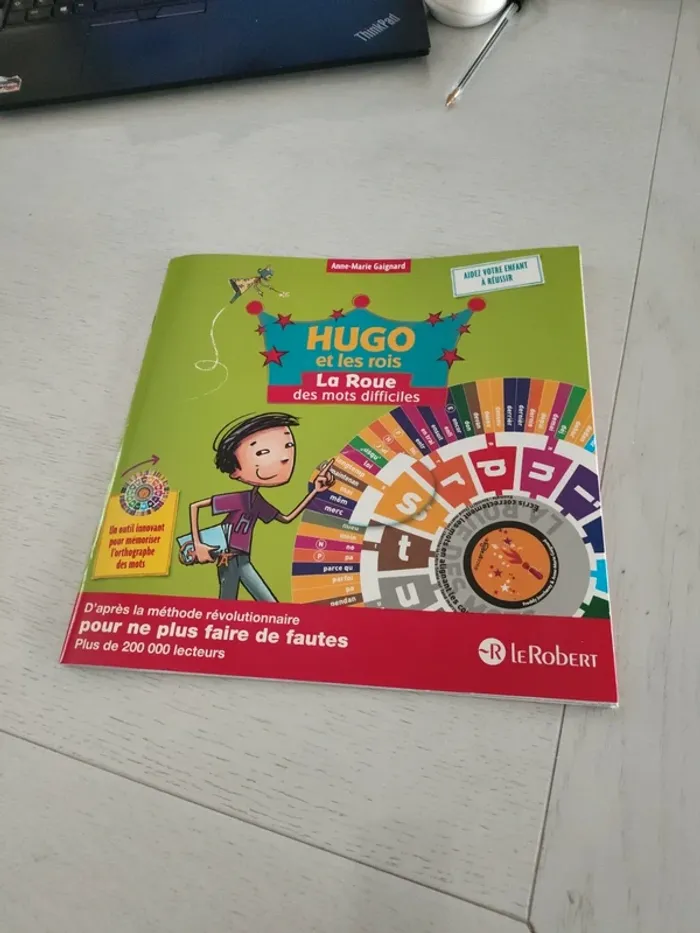 cahier "Hugo et les rois – La roue des mots difficiles" - photo numéro 2