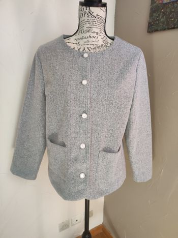 Blazer gris cintré taille M