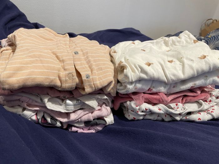 Lot pyjamas bébé fille 6 mois