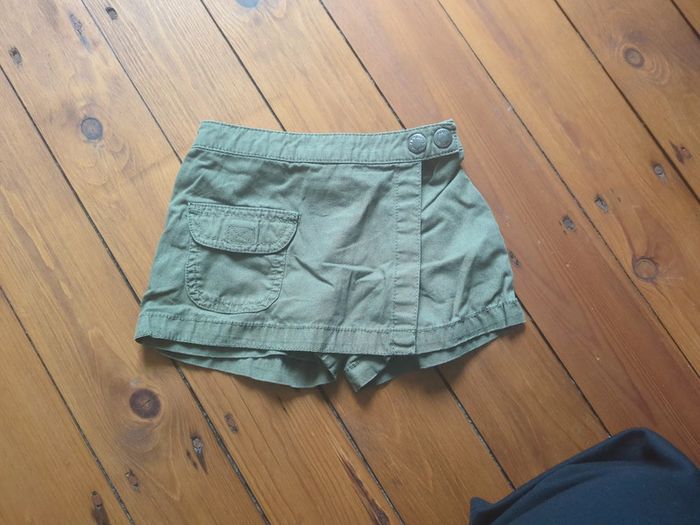 Jupe short vert kaki 2 ans la redoute